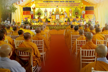 Lễ tưởng niệm 40 năm Hòa thượng Thích Tâm Chính viên tịch